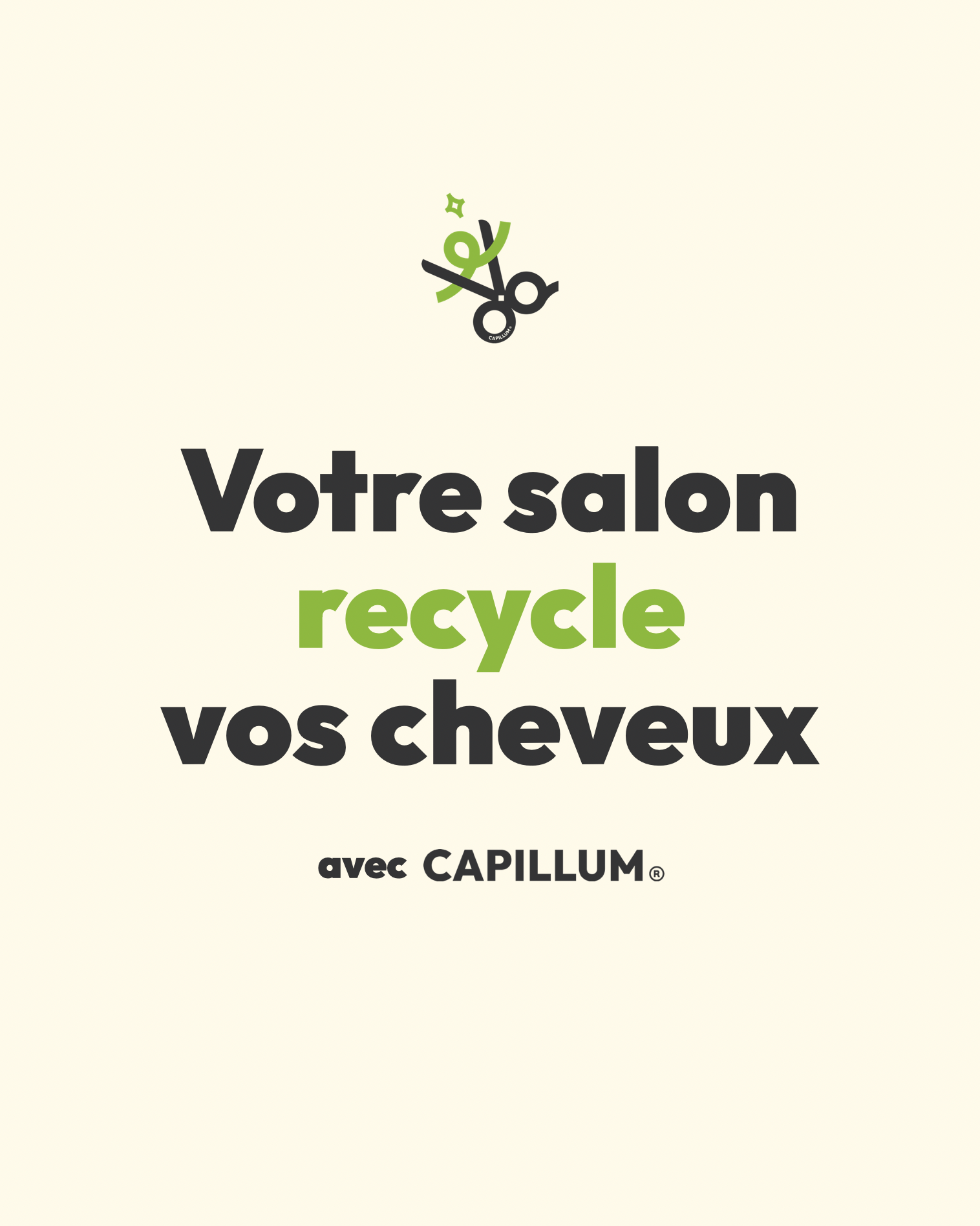 Recyclage cheveux 