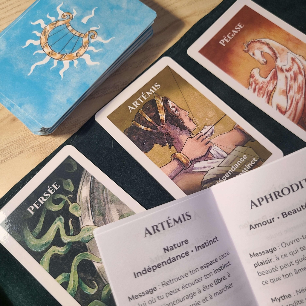 ✨ Un oracle illustré à la main, entre art et mythologie.
Bienvenue dans l’univers de l’Oracle d’Apollon 🌞