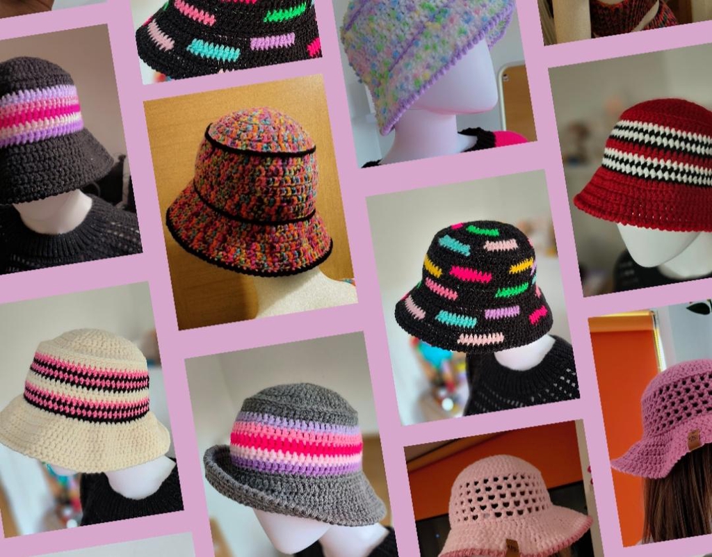 Unique Crochet Bucket Hats