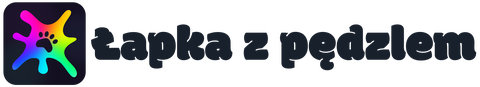 Logo łapka z pędzlem