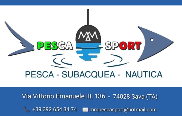 Negozio al dettaglio di articoli per la pesca subacquea e nautica
TUTTO QUELLO CHE TI SERVE PER LA TUA PESCA.
