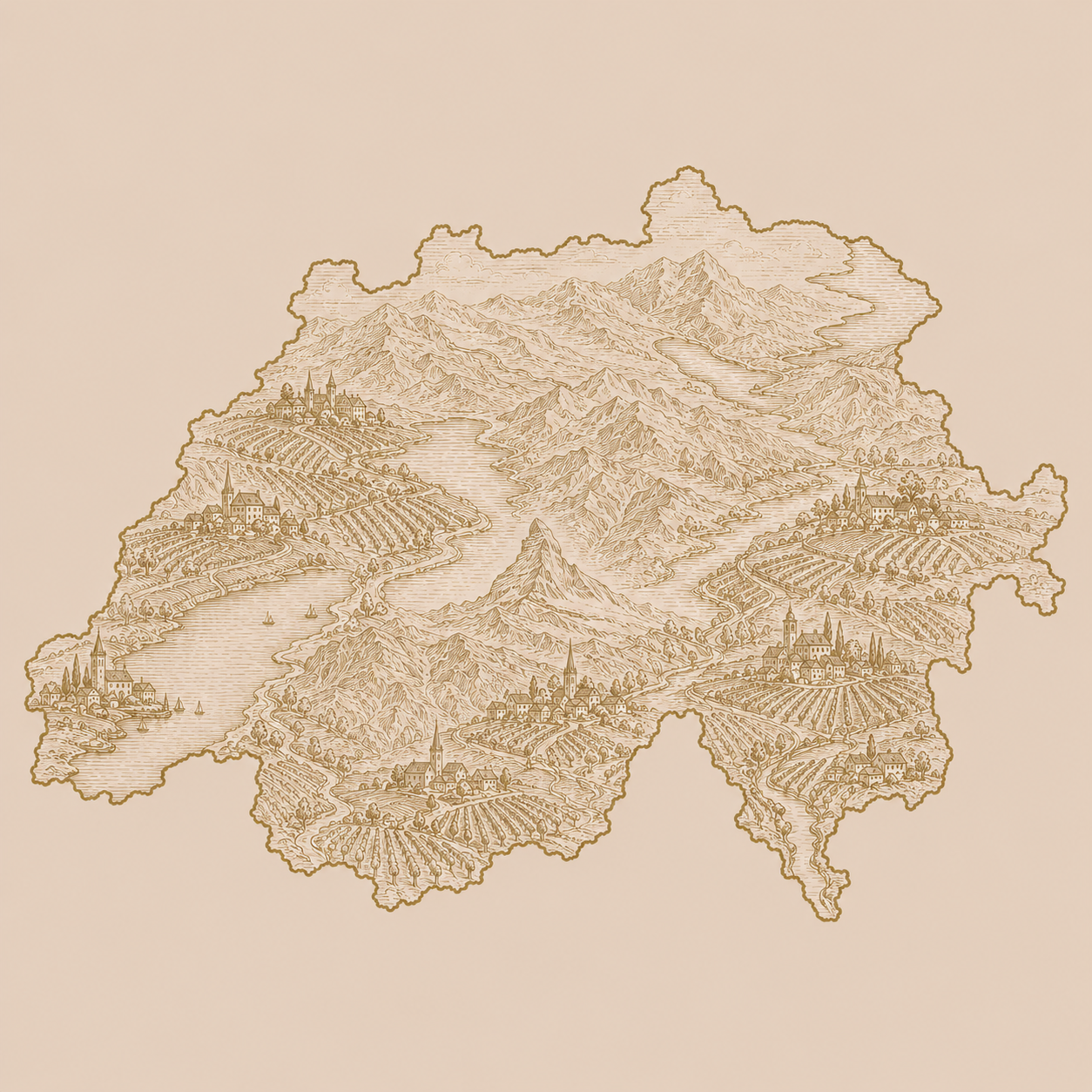 Entdecken Sie ausgewählte Schweizer Weine aus Genf, Waadt, Wallis und Tessin – besondere Rebsorten und authentische Terroirs bei Wilädeli.