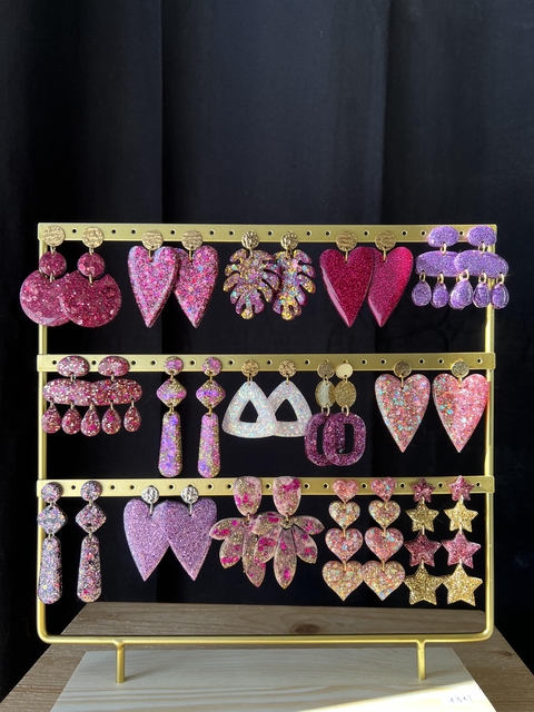 Boucles d’oreilles Résine 
