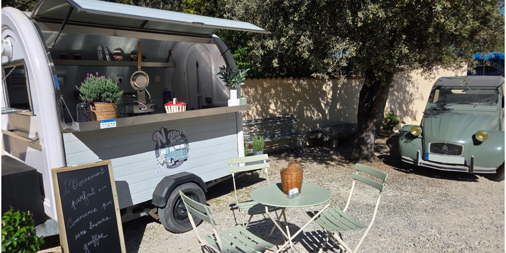 N event's food truck menus prestations vaucluse restauration évènement mariage baptêmes provence gaufres