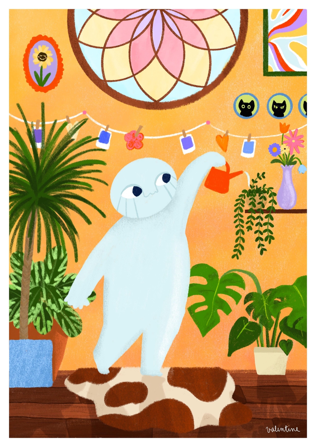 Petit Bonhomme dans son jardin