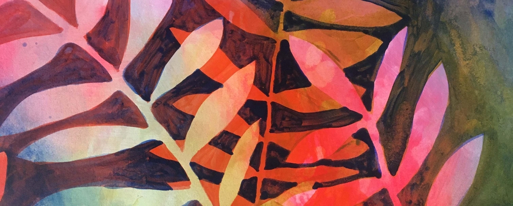 Illustration feuillages végétales Magali Dulain