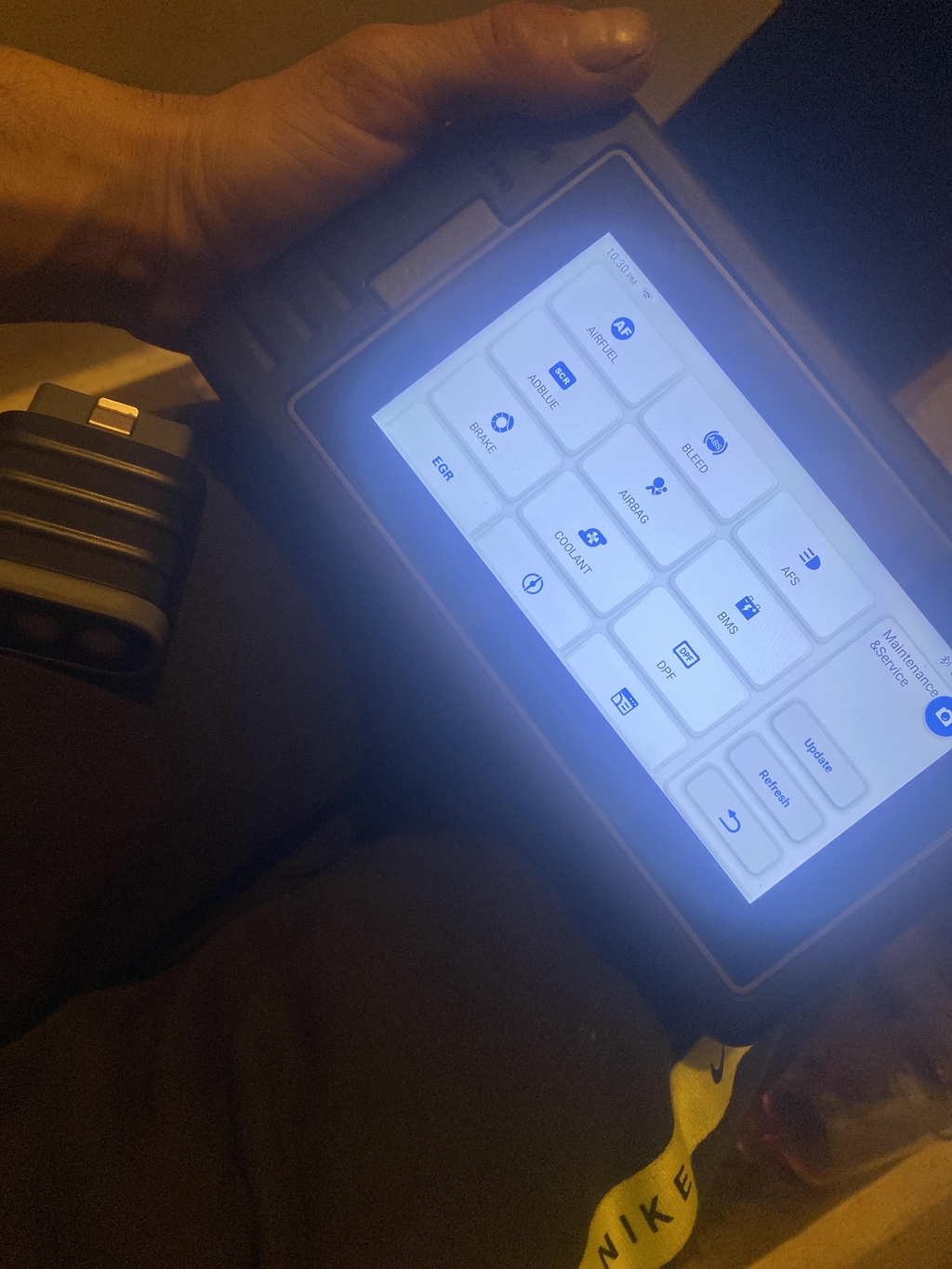 Diagnostics scans 