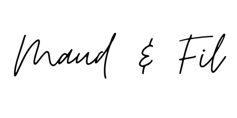 Logo Maud & Fil | Cadres textiles Adinkra en relief faits main