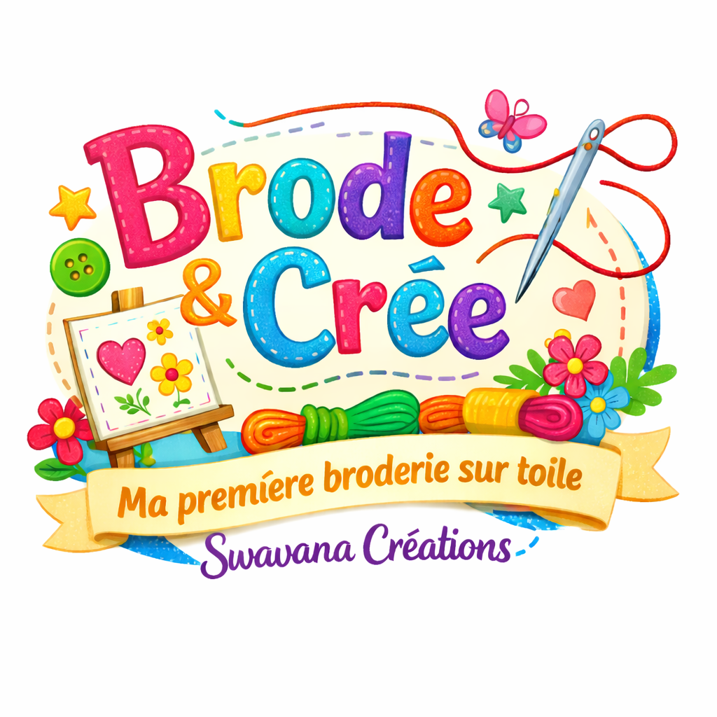 Activités créatives, broderie pour enfants