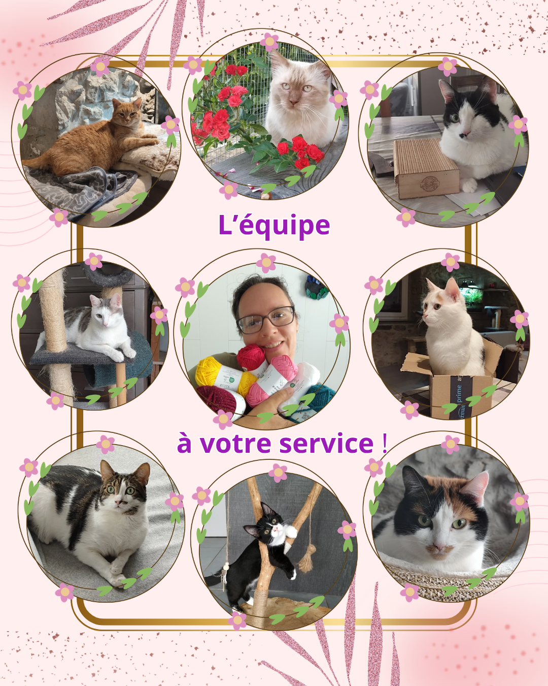 l'équipe à votre service - Histoires de Coussinets