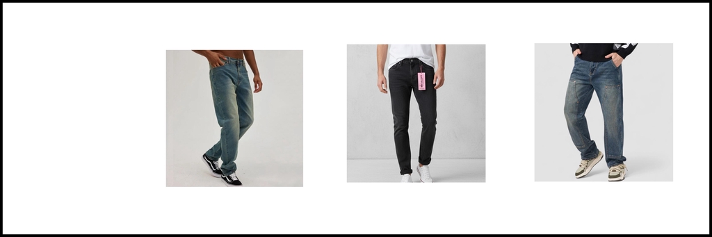 Potete scegliere tra una varietà di modelli, come skinny, regular, bootcut, boyfriend, a vita alta o vita bassa, e trovare la taglia perfetta per voi. 