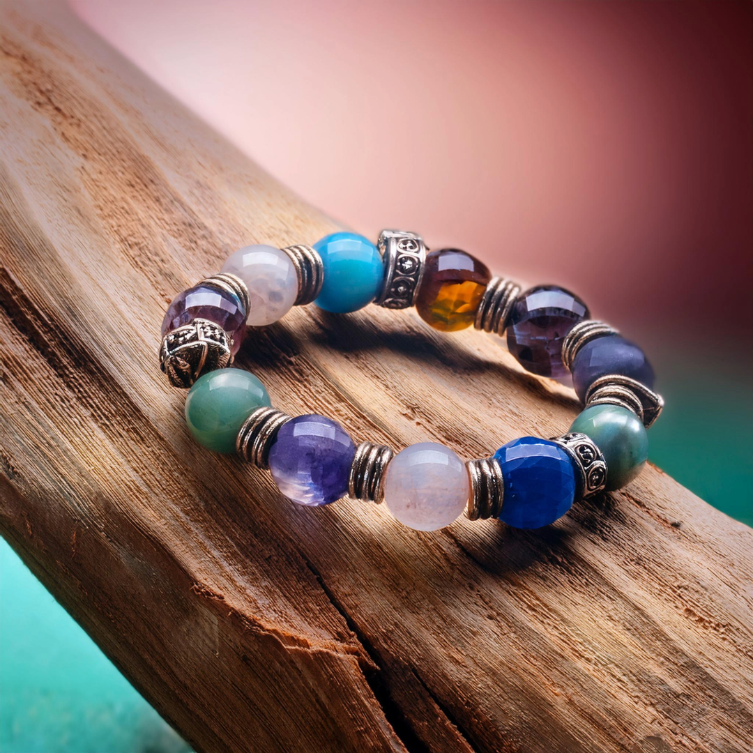 Bijoux en perles de pierres fines