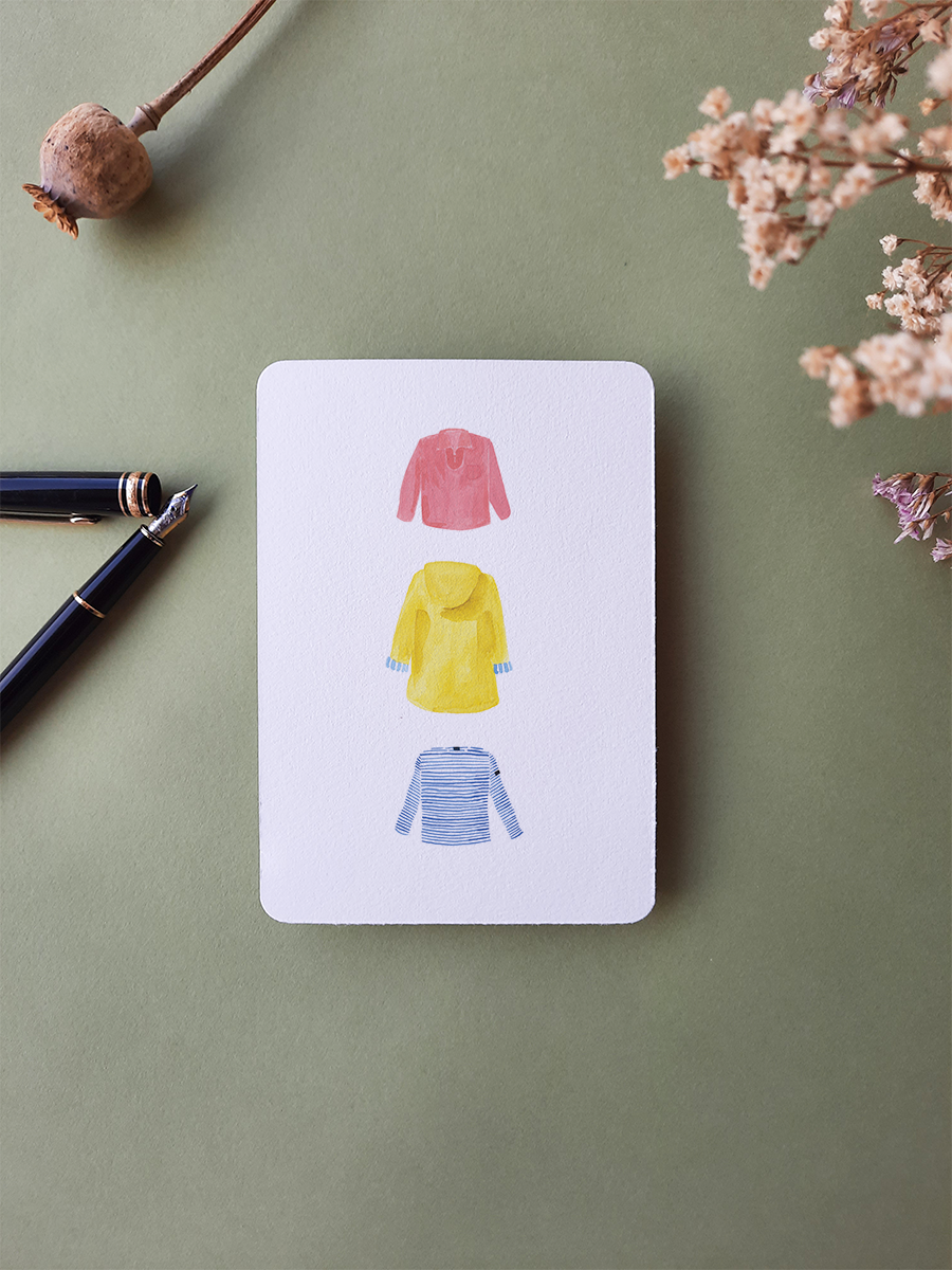 cartes postales aquarelle