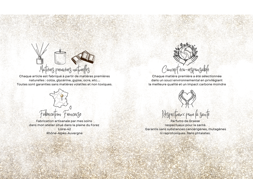 Bougies et autres parfums d'ambiance respectueux de l'environnement et de votre santé dans la Loire
