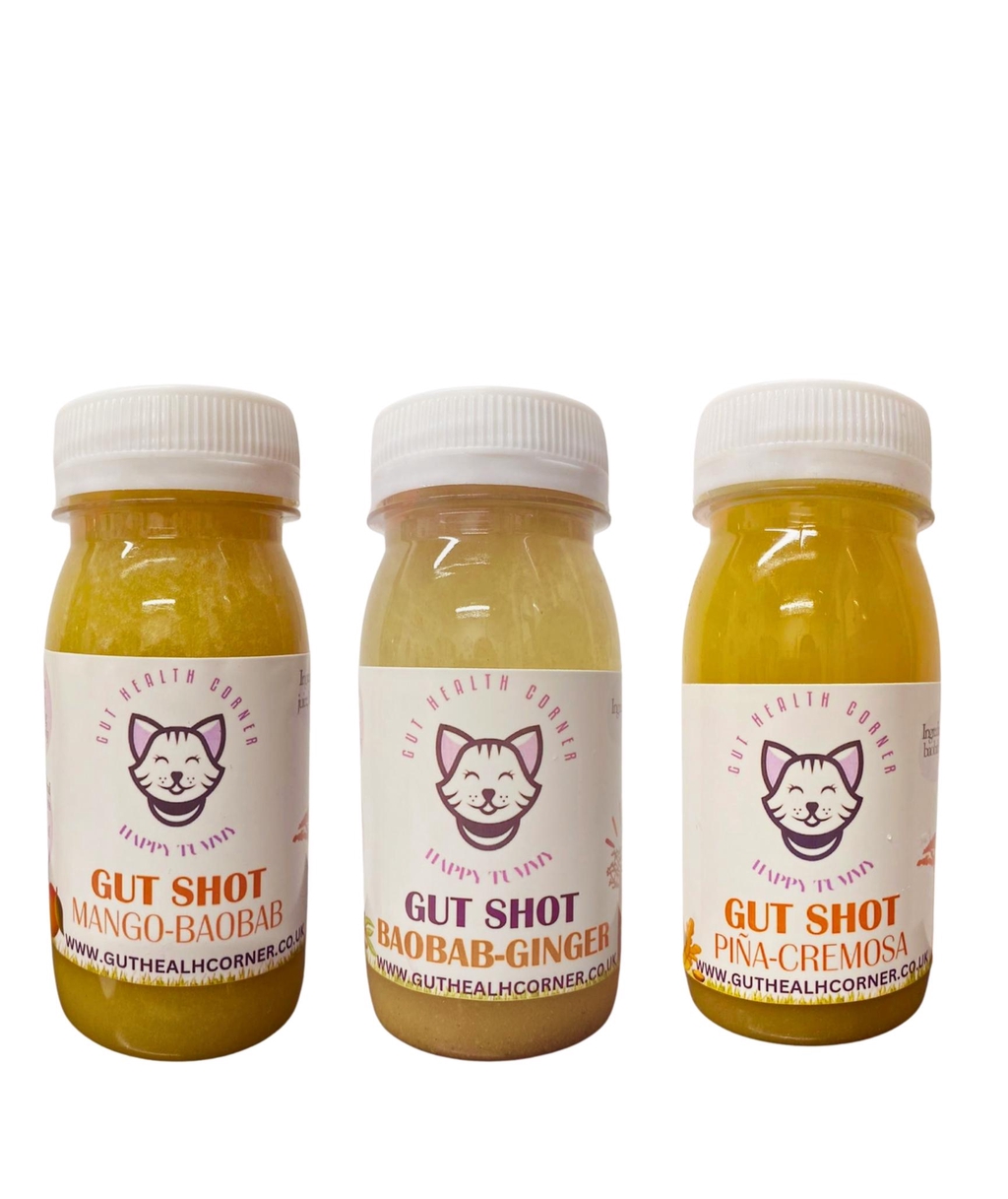 All-natural, Organic, Baobab and Fruits Gut Shots