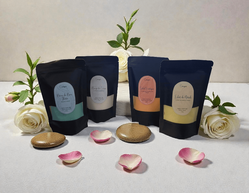 Kits fondants parfumés en sable artisanaux Canopée-BZH