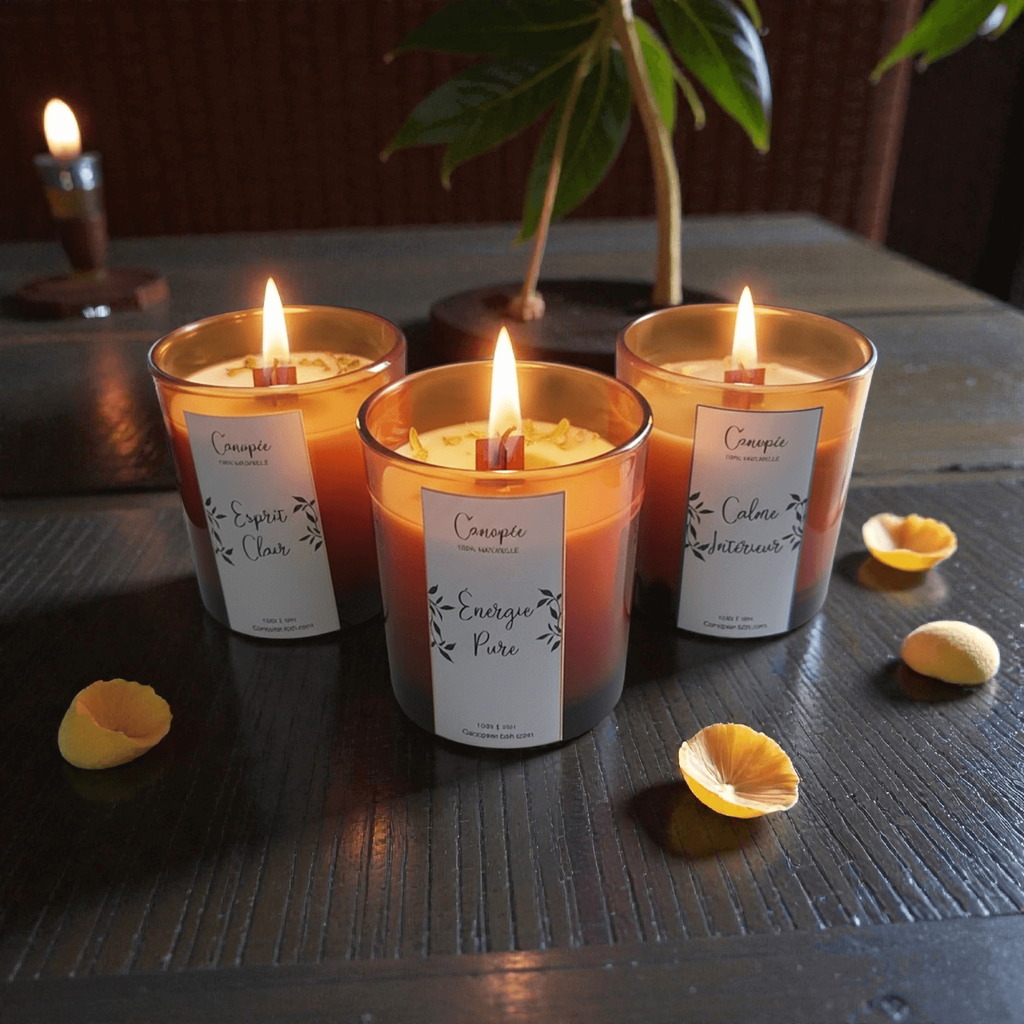 Bougies Rituel Parfumé artisanale Canopée-BZH