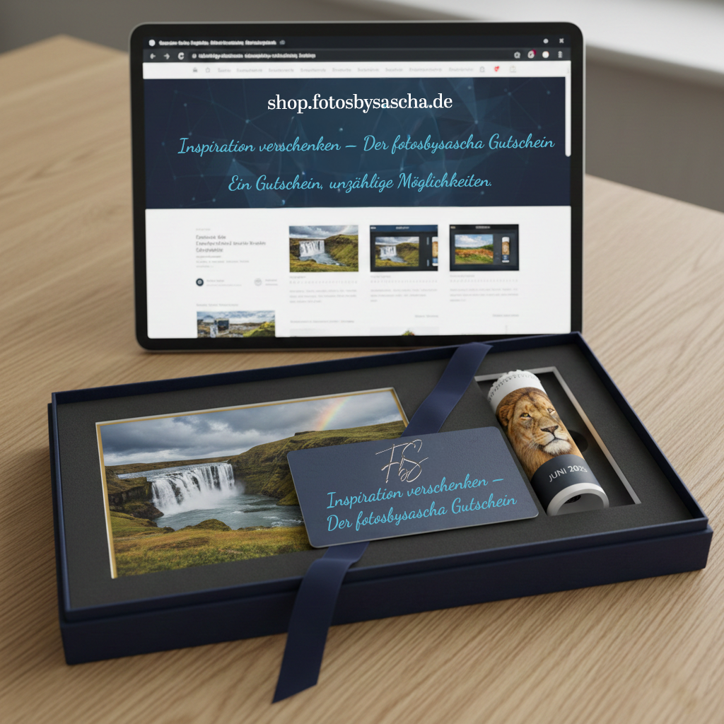 Geschenkgutscheine für Fotoshootings und Fotoprodukte