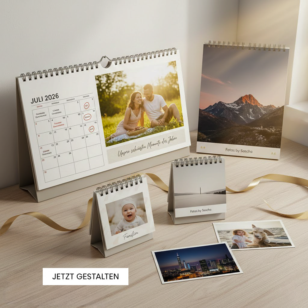 Individuelle Fotokalender mit eigenen Motiven gestalten