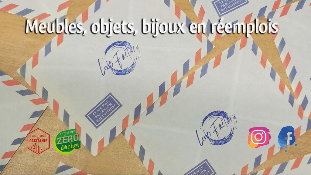 Boutique en ligne de design, meubles, objets et bijoux eco-responsable.