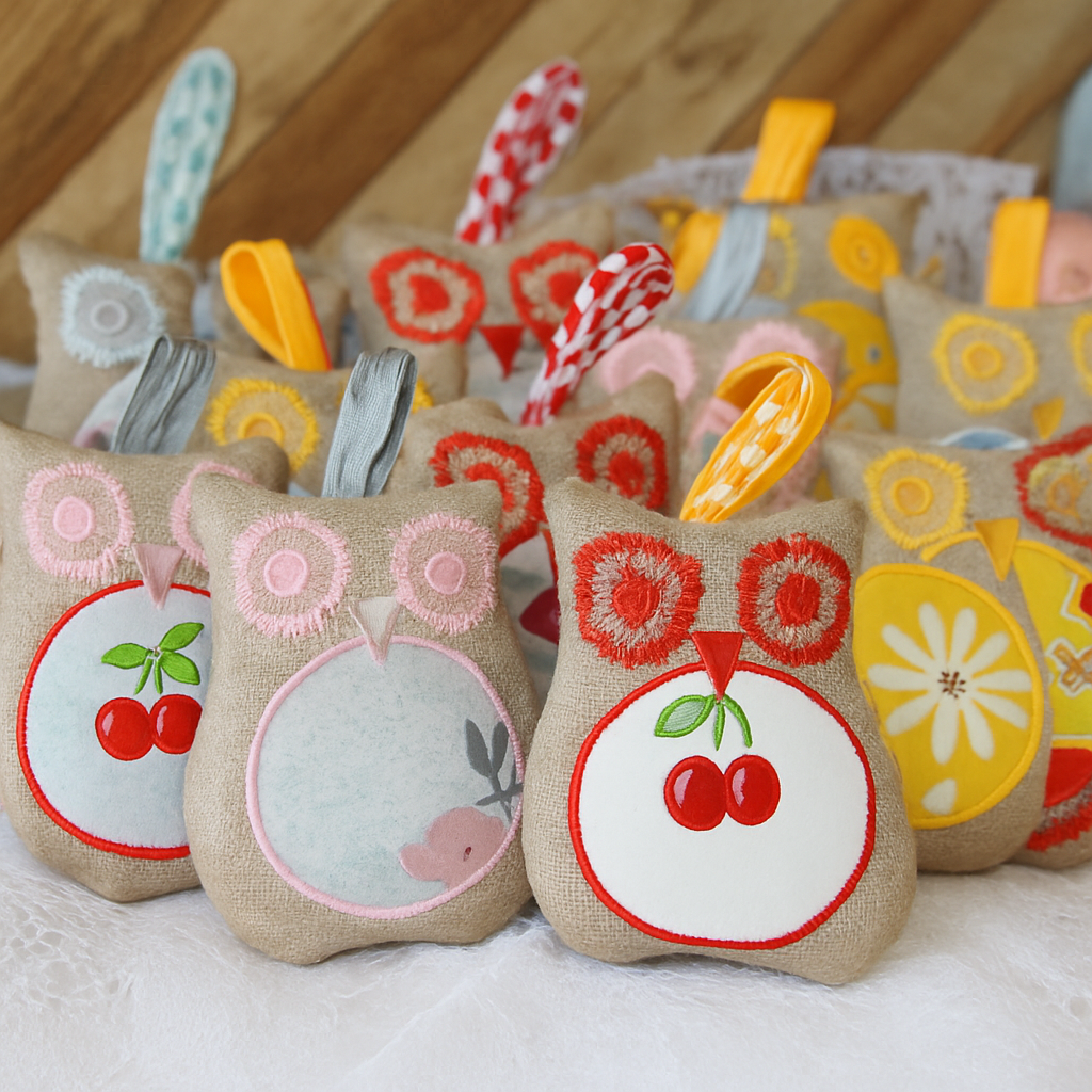 Apportez une touche de douceur et de fantaisie à votre intérieur avec ces adorables petites chouettes artisanales, entièrement confectionnées à la main avec amour.