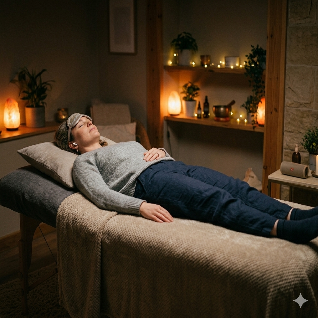 Relaxation profonde, bien-être, rééquilibrage énergétique, lithothérapie, pierres naturelles