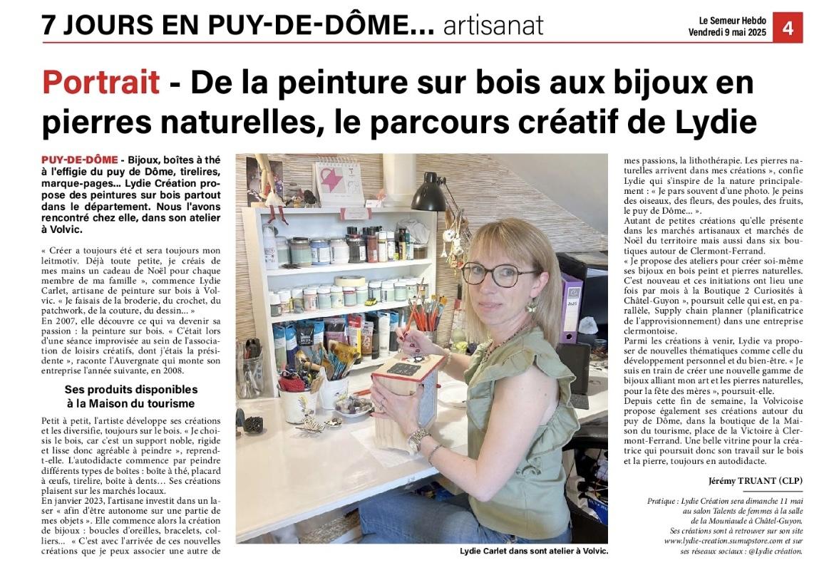 Article paru le 9 Mai 2025 dans le Semeur Hebdo ..