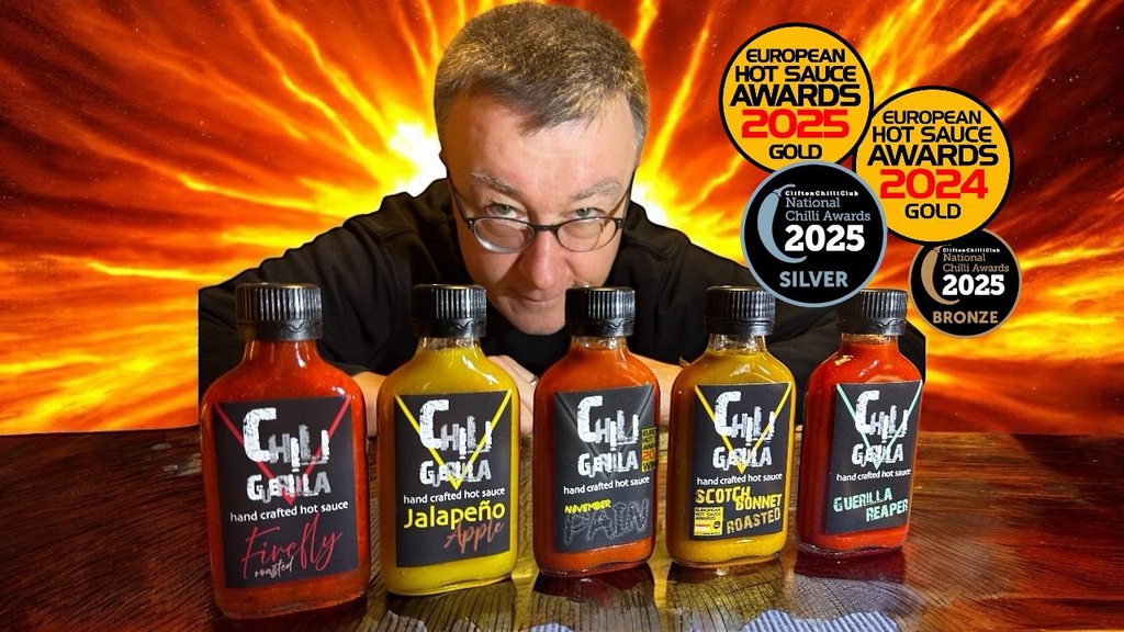 Chiliguerilla Handcrafted Hot Sauce European Hot Sauce Awards National Chilli Awards