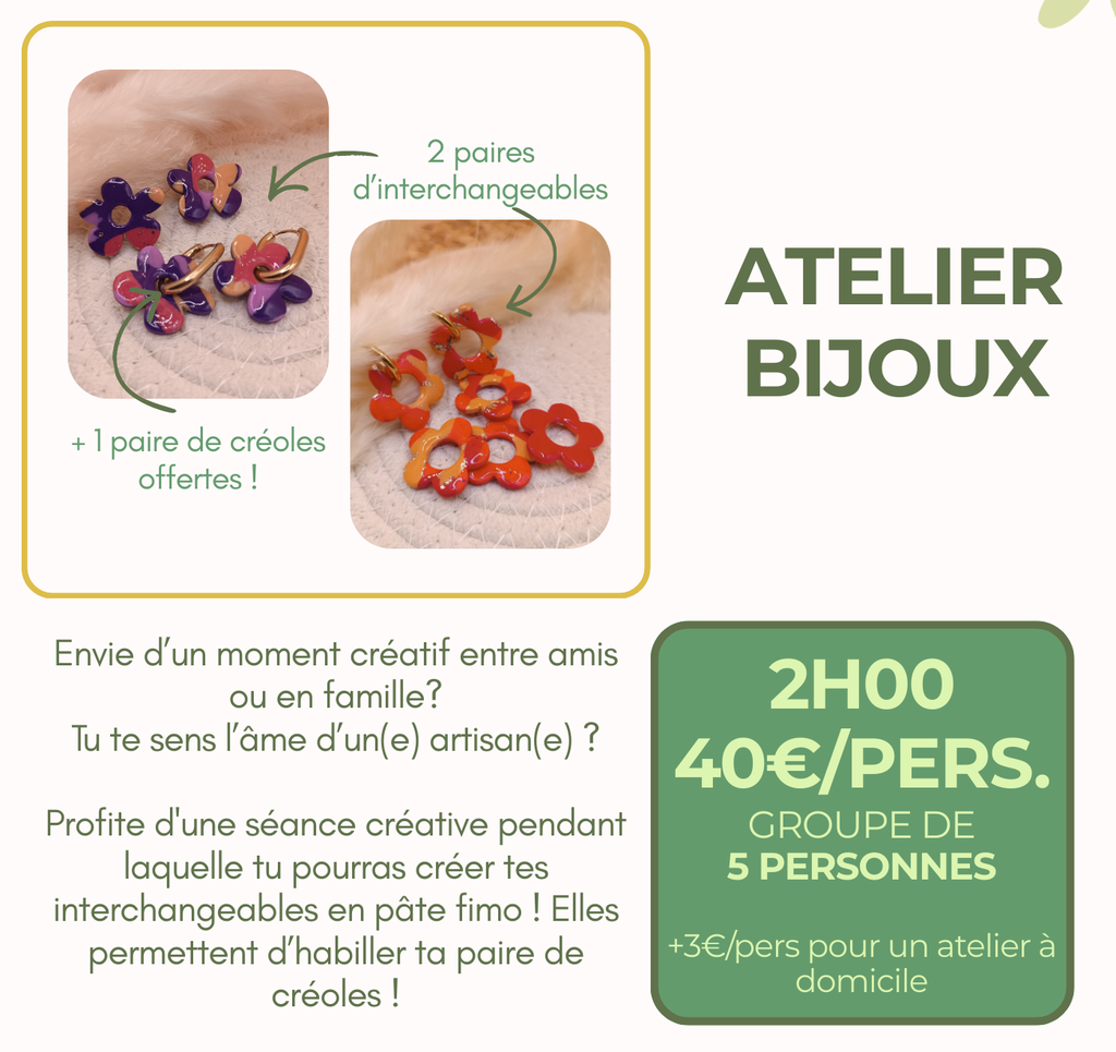 ATELIER BIJOUX à Regusse, dans le Verdon ou dans le Var. Ateliers à domicile ou à l'atelier. 
FAQ : où trouver un atelier créatif dans le Verdon / Var?
Je propose des ateliers créatifs à Régusse, dans le Verdon, ainsi qu'à domicile dans le Var.
FAQ : proposez-vous des ateliers créatifs dans le Verdon / Var?
Oui, les ateliers ont lieu à Régusse, au coeur du Verdon ou directement chez vous sur demande.