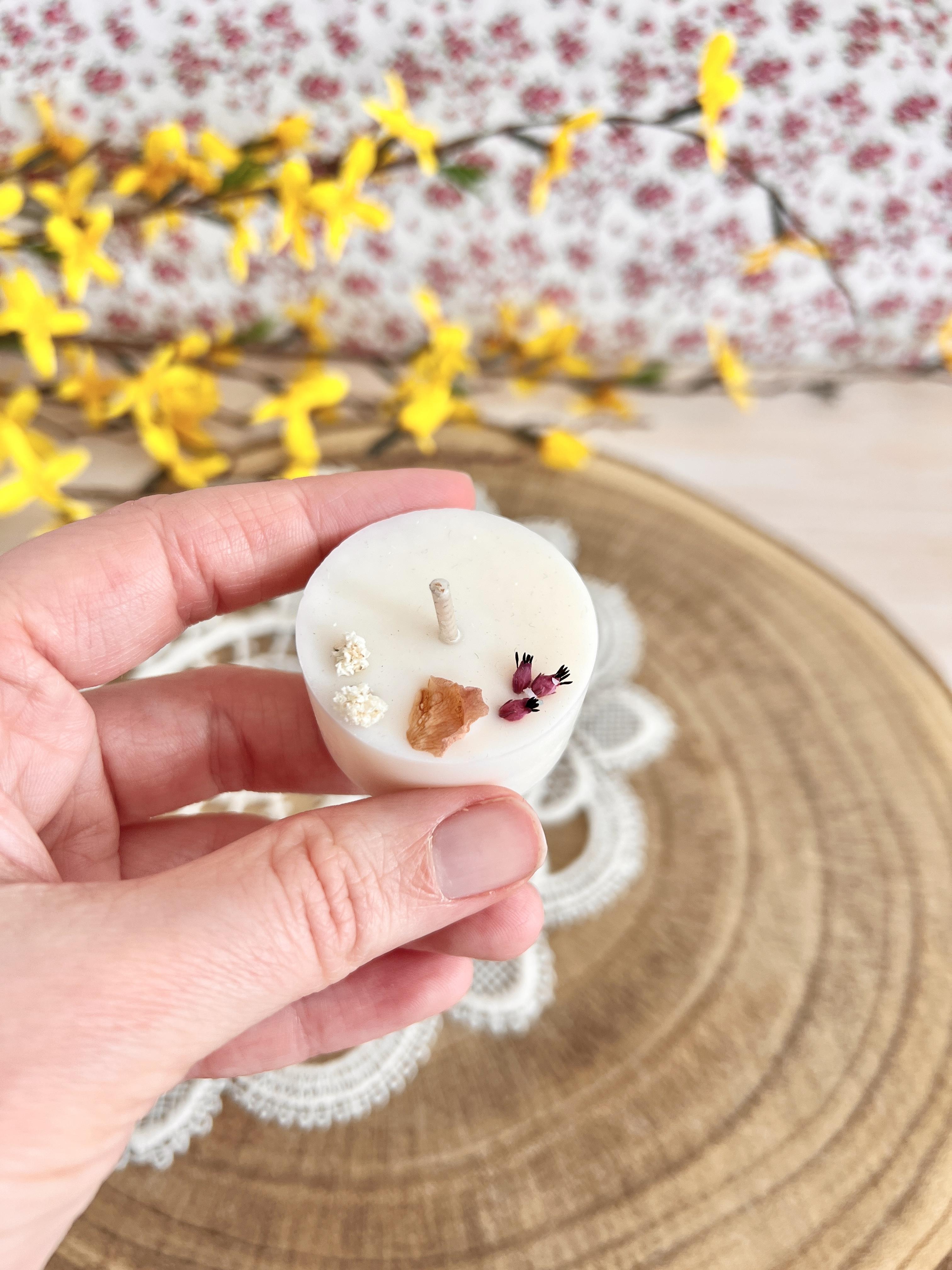 Mini bougies fleuries