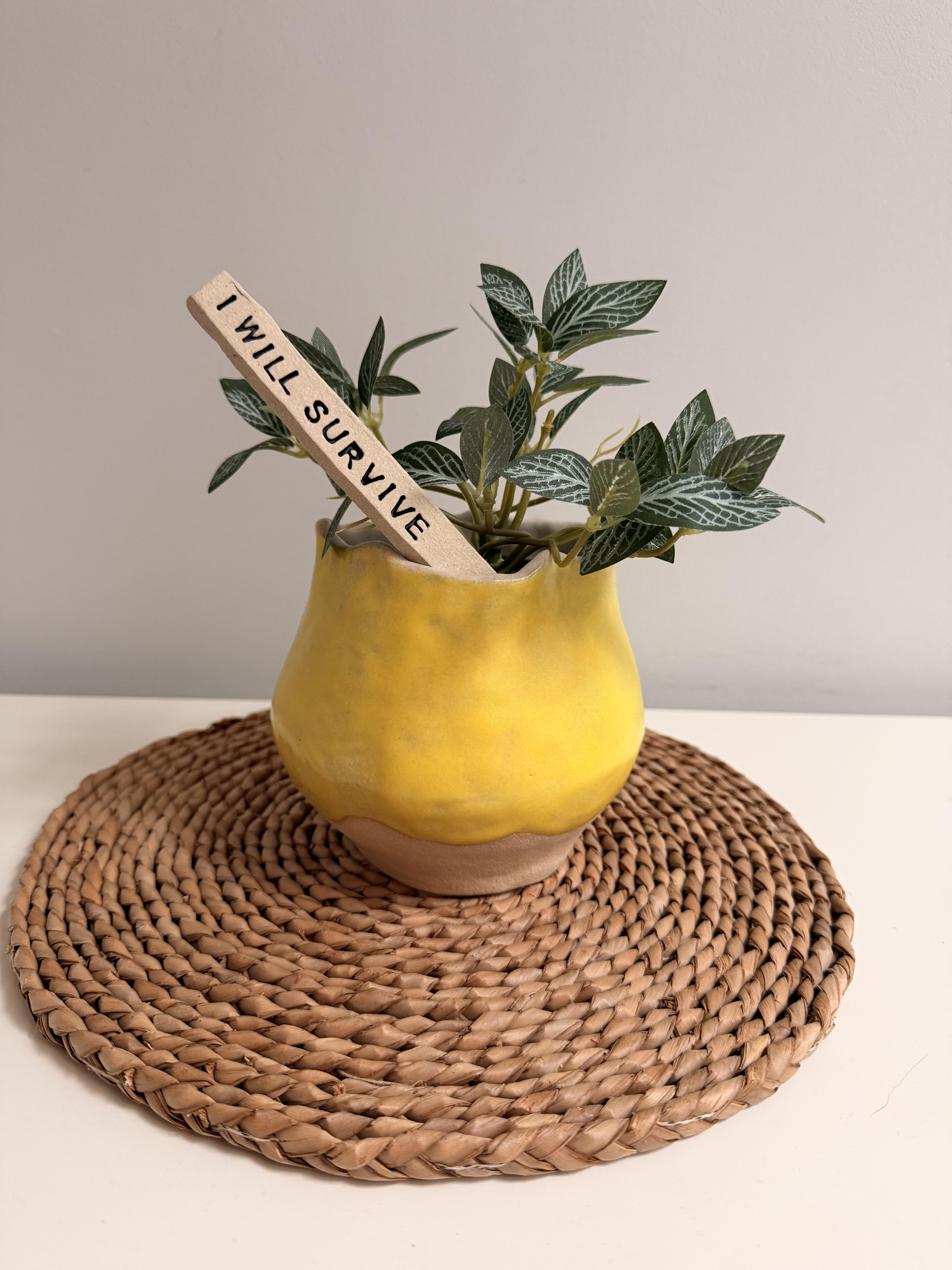 Every pottery item is handbuilt with personality, charm, and plenty of wobbles… because not everything has to be perfect.