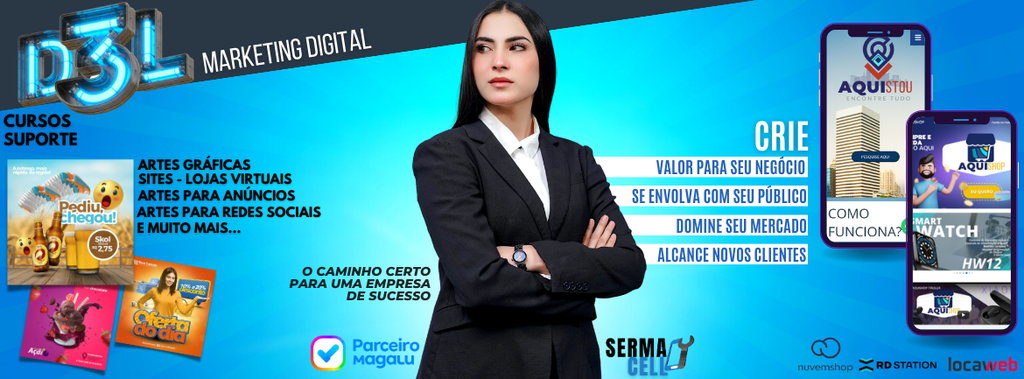 D3L - SUPORTE, MARKETING DIGITAL E CURSOS