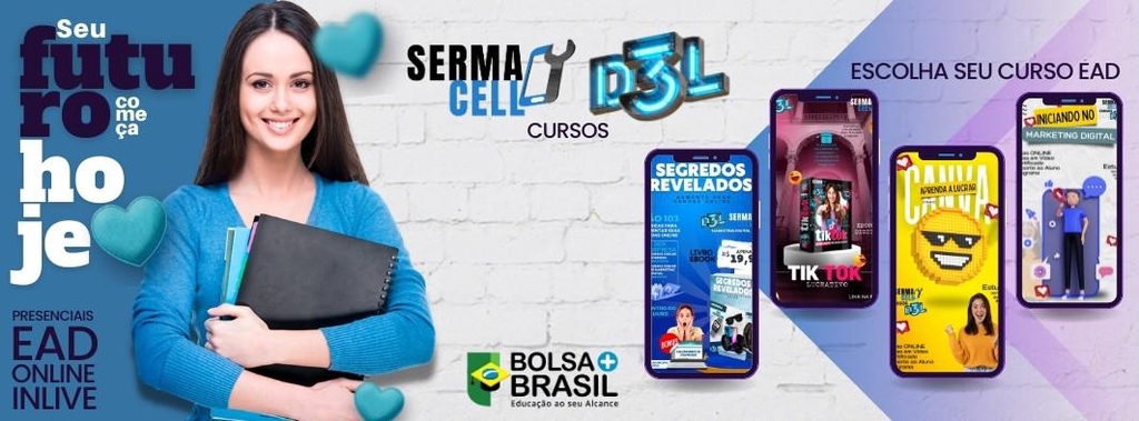 Cursos e Bolsa mais Brasil.