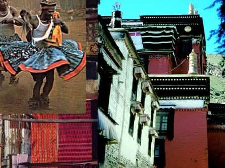 Books about textiles by Venise Lamb and Asian history by Alastair Lamb 