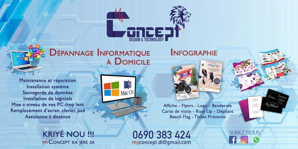 MyConcept Design & Technology - Maintenance informatique et infographie
