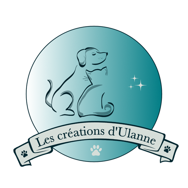 Logo Les Créations d'Ulanne - Accessoires faits main pour chiens
