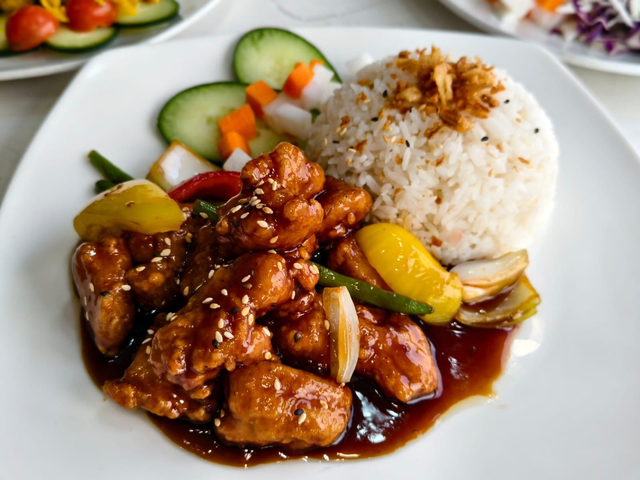 Chicken With Black Vinegar Rice Box