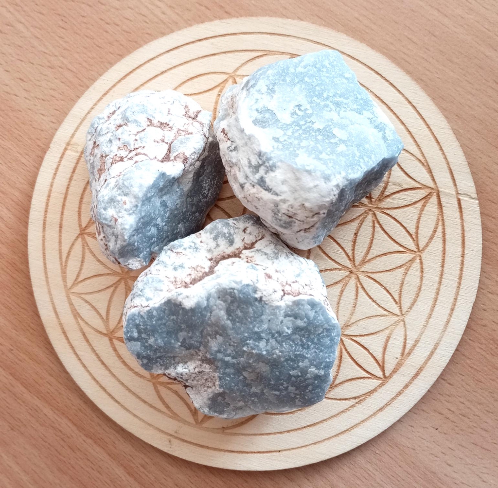 Angélite brutes communication chakra gorge