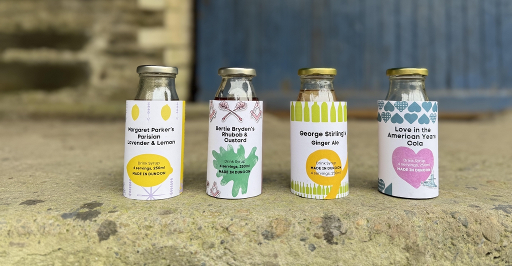 Dunoon Goes POP syrup  flavours