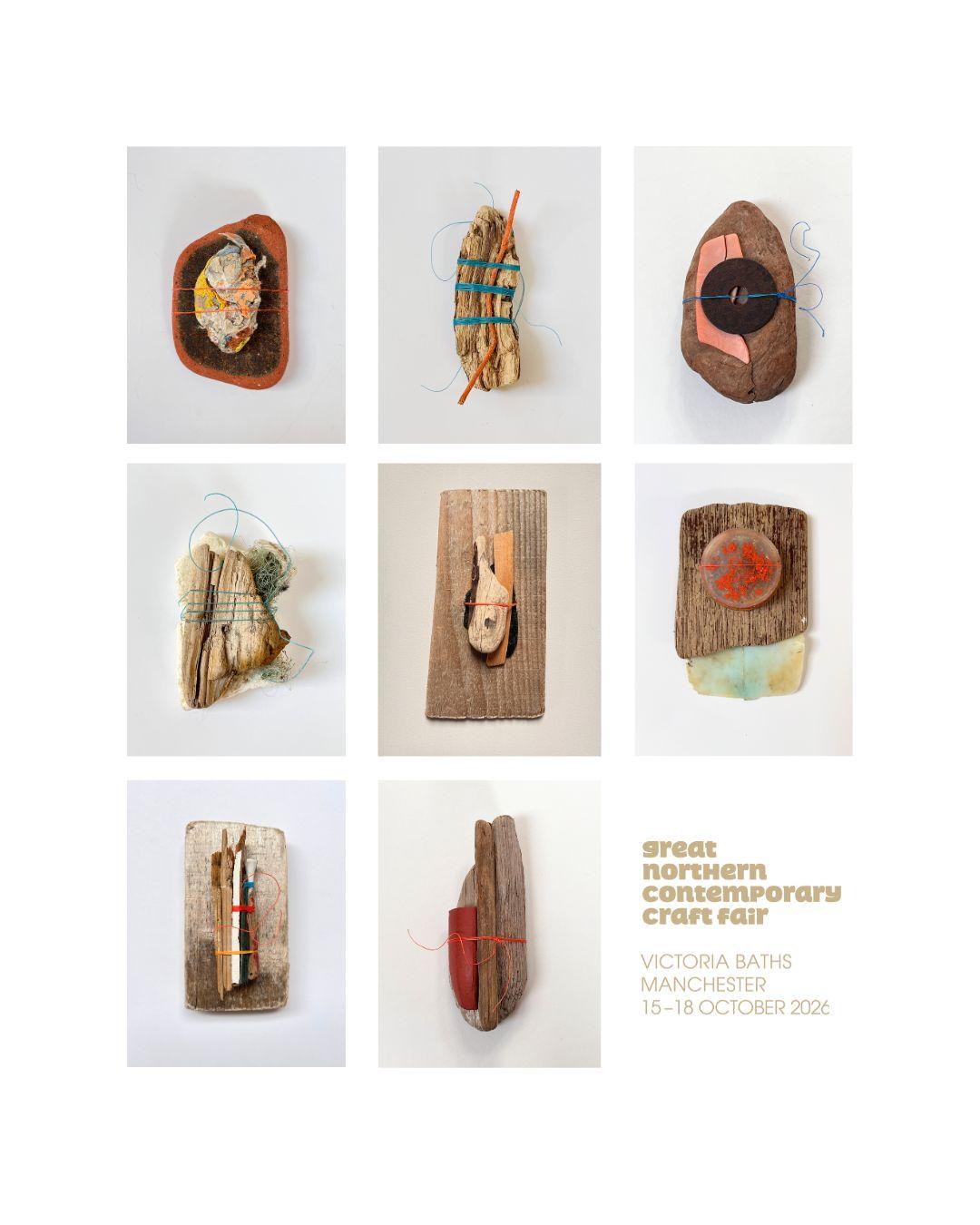 Jane Wood found object assemblage | 8 artworks made from found objects 