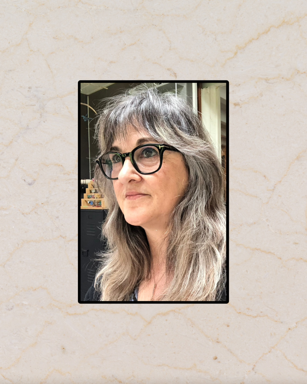 Cathy, créatrice de la marque les Crézys.
