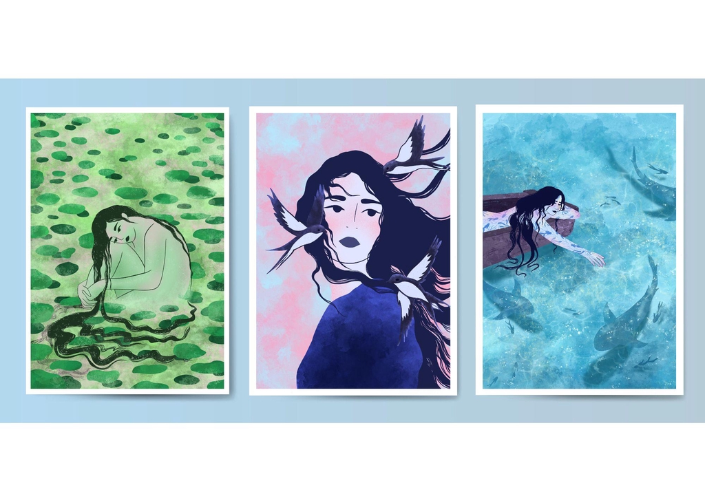 Boutique d'illustrations Amande Bleue Strasbourg