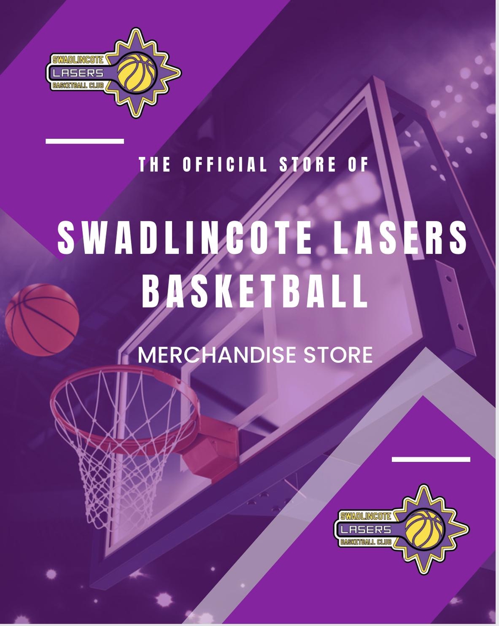 Swadlincote Lasers Basketball Merchandise Store