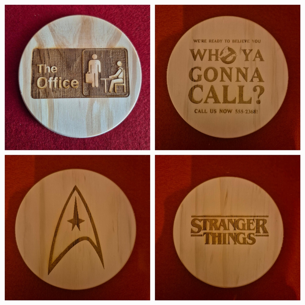 Geek
The Office
Star Trek
Dungeons and Dragons
Stranger Things
Ghostbusters