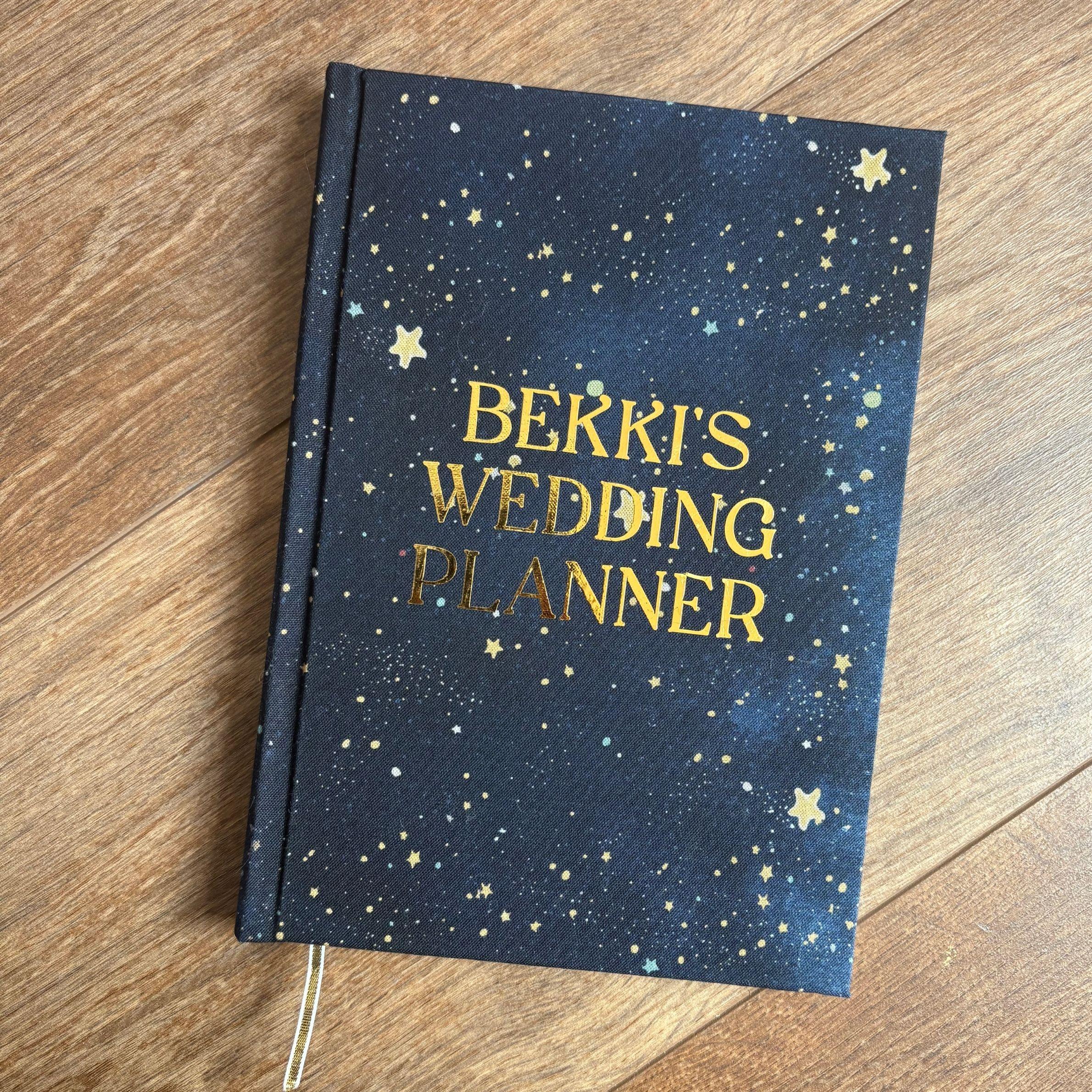 Handmade Customised Wedding Planner