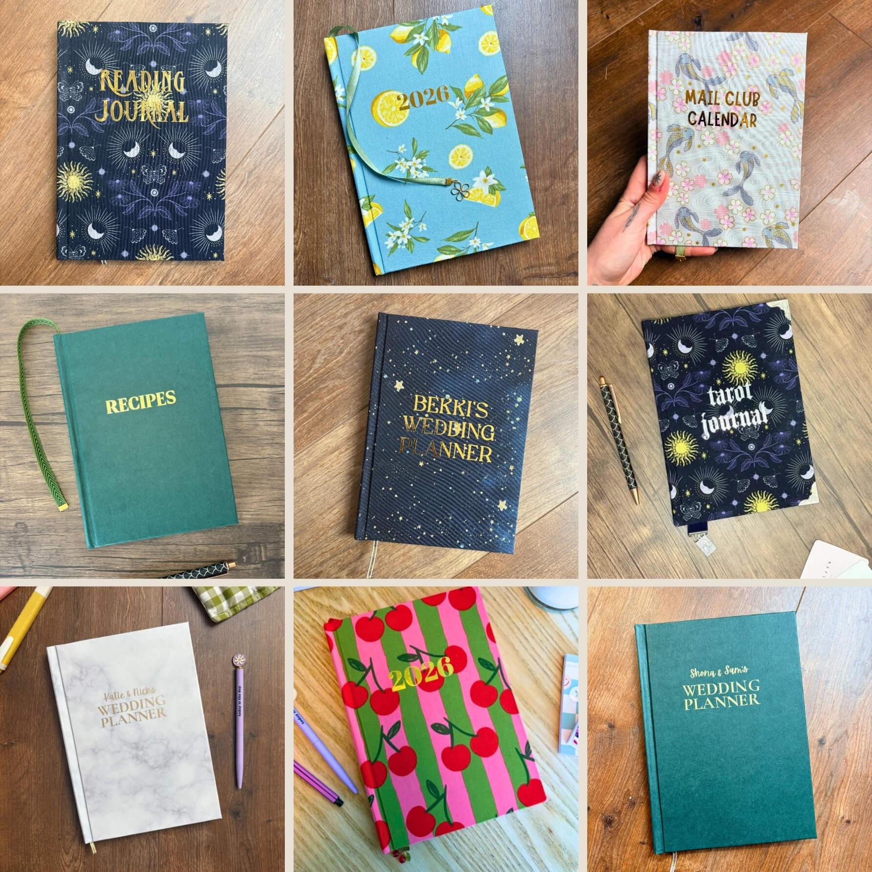 Custom notebooks and journals
