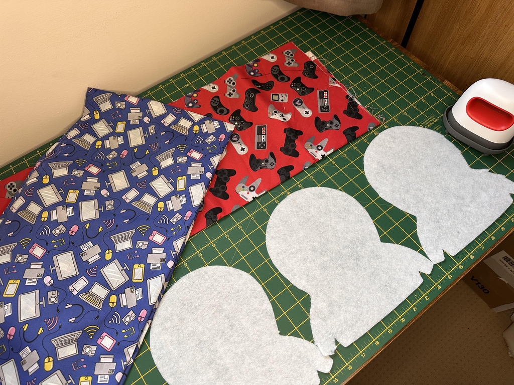 A selection of handmade by Andy, gifts, bags, purses, pouches and others