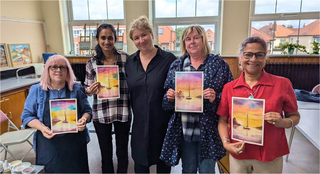 Watercolour Workshops. Everyone’s welcome!
No experience needed — just curiosity and a love for colour.