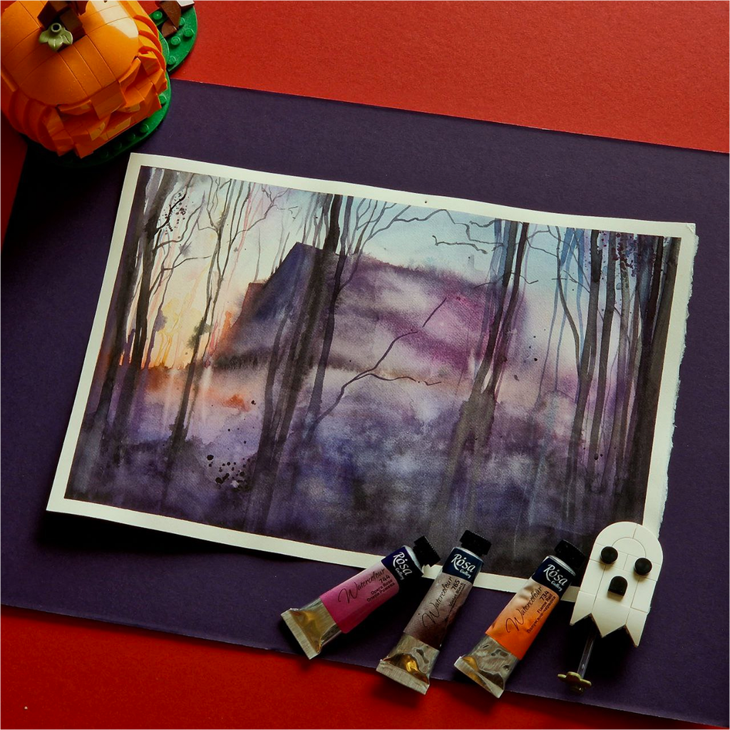 Watercolour workshop, Halloween workshop, Halloween art 