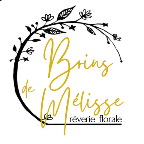 Logo de Brins de Mélisse poésie florale en Ariège